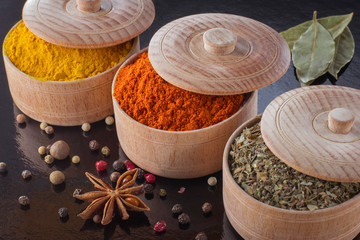  fragrant spices in the kitchen