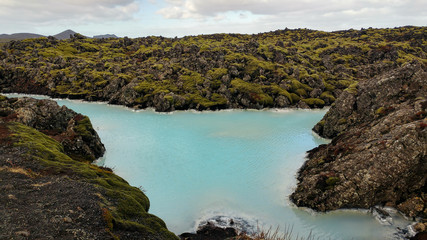 Fototapeta na wymiar Blue Lagoon en Islandia