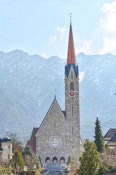 Church in Schaan, Liechtenstein