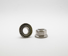 tuerca hexagonal con arandela din-6923 inoxidable