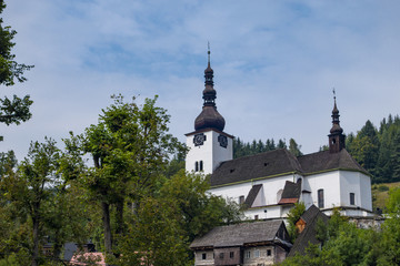 Fototapeta na wymiar Spania Dolina church in Slovakia