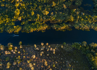 Miranda River photographed in Corumbá, Mato Grosso do Sul. Pantanal Biome. Picture made in 2017.