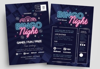 Bingo Night Flyer Layout
