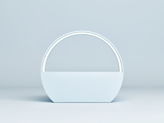 Mock up winner podium for product presentation, 3d render, 3d illustration