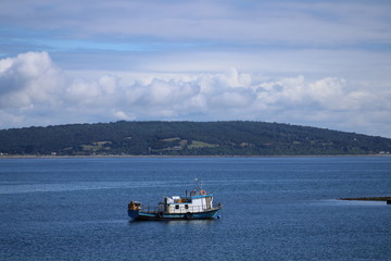 boat on the sea