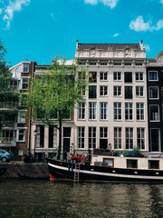 Naklejka premium Amsterdam Netherlands, city in Europe