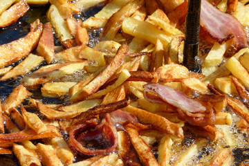 Happy traditional meal