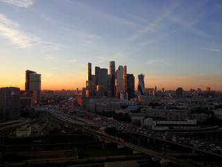Fototapeta na wymiar Moscow city