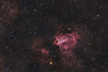 M17 Nebulosa  a emissione nella costellazione del sagittario