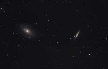 M81 e M82  due galassie nella costellazione dell’orsa maggiore 