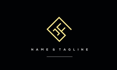 Alphabet letter icon logo GH or HG