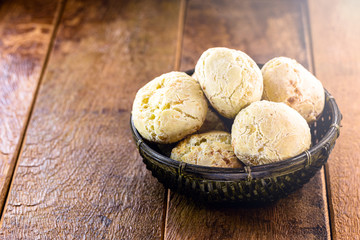 many cheese breads, Brazilian snack made with Minas cheese.