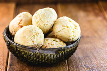 many cheese breads, Brazilian snack made with Minas cheese.