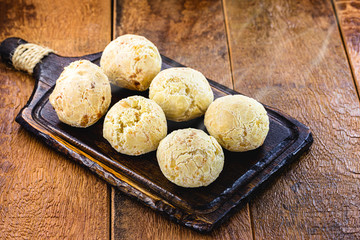 homemade Brazilian cheese bread basket