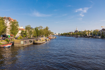 Fototapeta na wymiar River in amsterdam