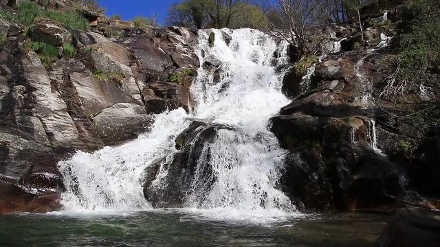 Waterfall in Jerte Valley, Spain