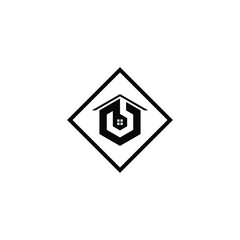 letter B logo icon template