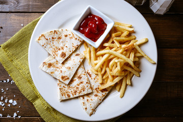 quesadillas