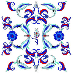 ethnic iznik ottoman pattern