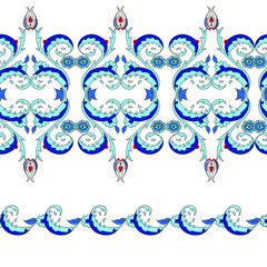 ethnic iznik ottoman pattern