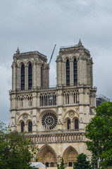 Naklejka na ściany i meble Notre Dame