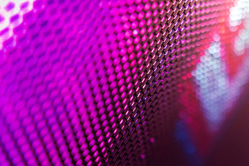 CloseUp LED blurred screen. LED soft focus background. abstract background ideal for design.