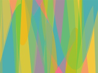 Beautiful of Colorful Art, Abstract Modern Shape. Image for Background or Wallpaper