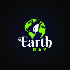 Illustration For Happy Earth Day Vector