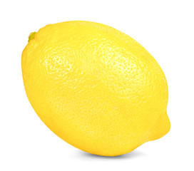 Lemon isolated on white background ,include clipping path