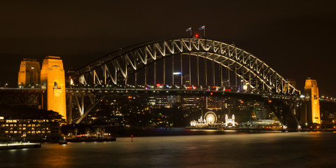 Sydney's Harbour Bridge at Night