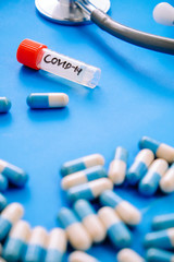 Concept image of Covid-19 coronavirus vaccine 