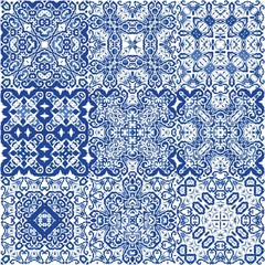 Portuguese vintage azulejo tiles.