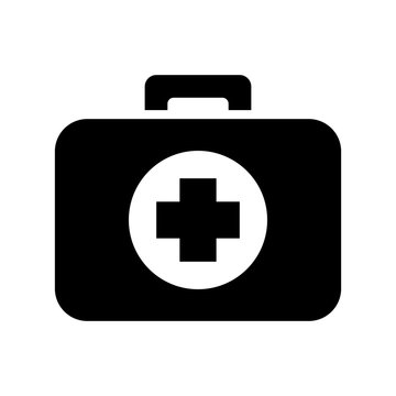 medicine first aid kit vector