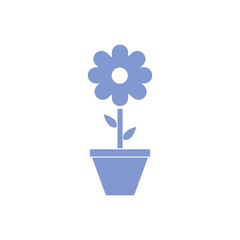 Flower vase logo