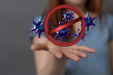 Corona Virus Healthcare Concept. Coronavirus protection Pandemic Sars Fever.