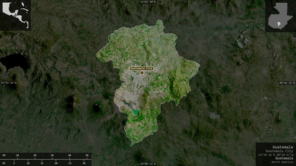 Guatemala, Guatemala - composition. Satellite
