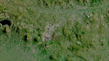 Guatemala, Guatemala - outlined. Satellite