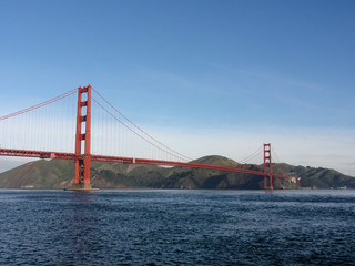 San Francisco Bay and the Golden Gate Bridge