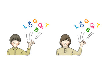LGBTQ　図解（Xジェンダー）