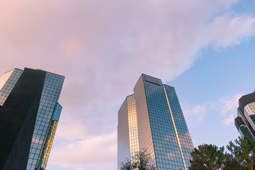 skyscrapers in warner center
