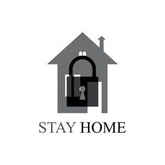 Stay at home awareness social media campaign and coronavirus prevention