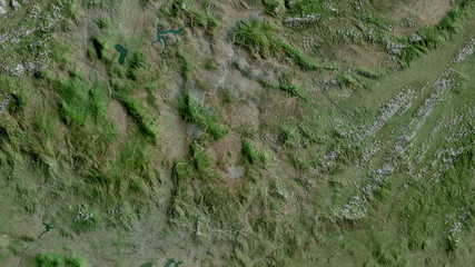 Francisco Morazán, Honduras - outlined. Satellite