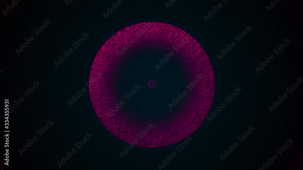 Poster computer generated concentric gaseous circles. 3d rendering of abstract background