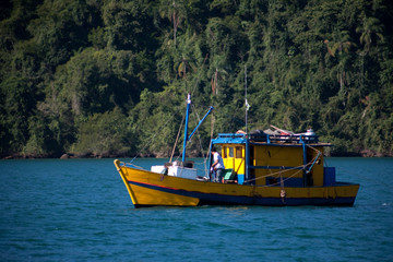 Fototapeta premium Very colorful fishing boat