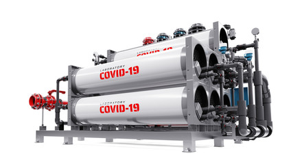 coronavirus production plant. conspiracy theory