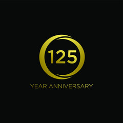 gold 125 logo icon design