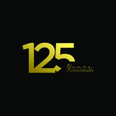 gold 125 logo icon design