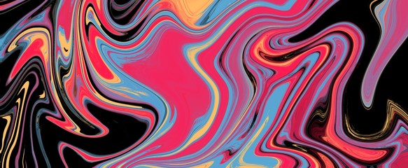 Marble ink colorful. abstract marble painting, can be used for fashion print, natural background or wallpaper. - Illustration	