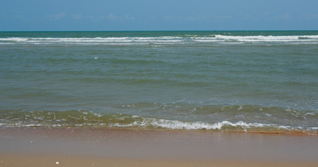 Ocean sea beach and blue sky