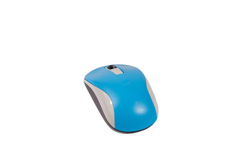 Computer wireless mouse isolated on a white background